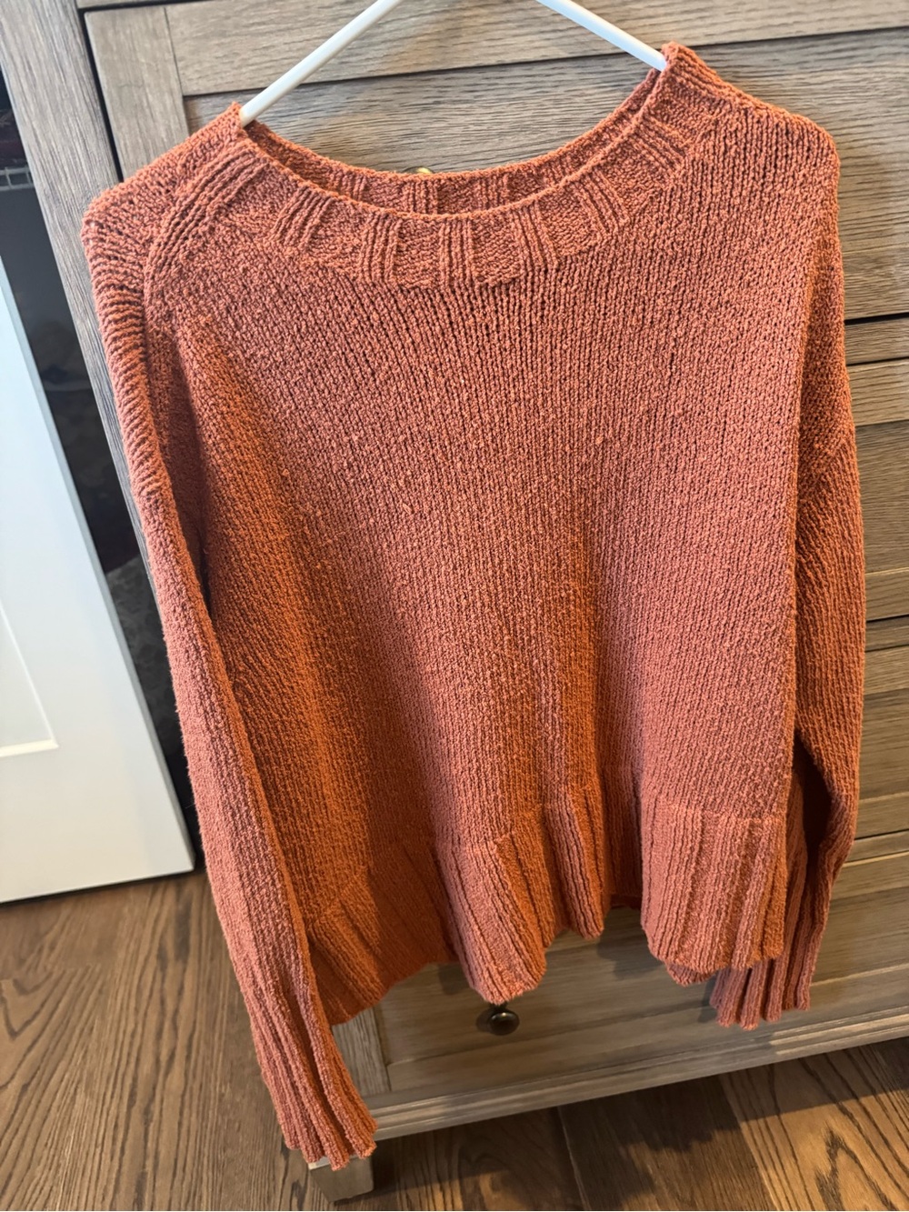 J. Crew Burnt Orange Crewneck Sweater